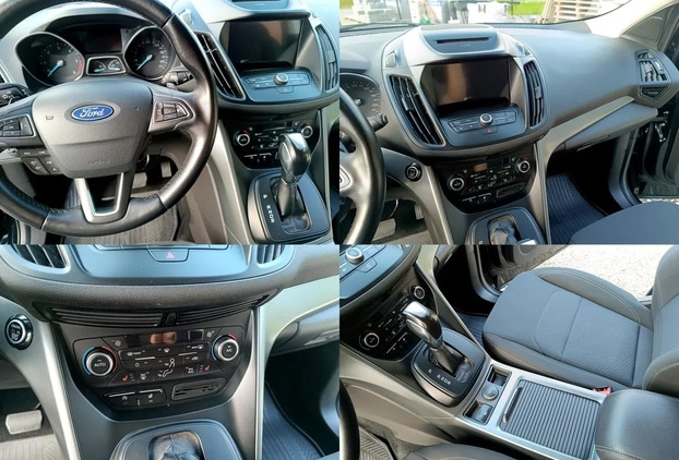 Ford Kuga cena 72600 przebieg: 154927, rok produkcji 2018 z Jedlicze małe 781